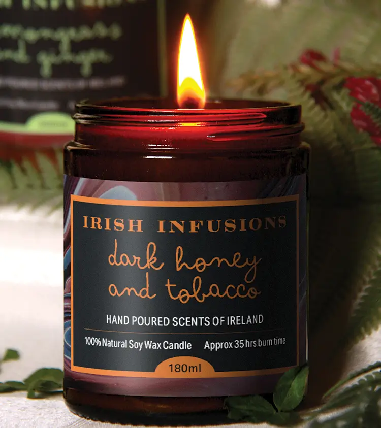 Dark honey and tobacco