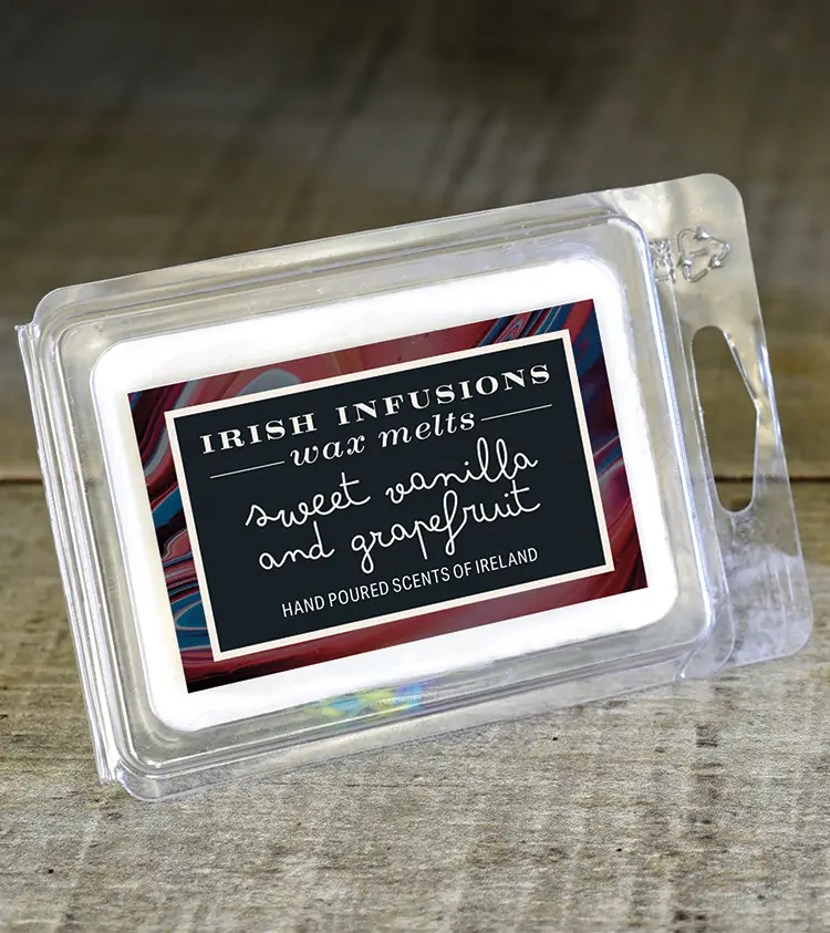 Sweet vanilla and grapefruit wax melts